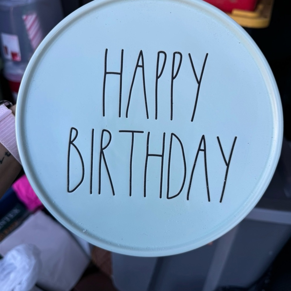 Rae Dunn Artisan Collection Plate - Mint Green